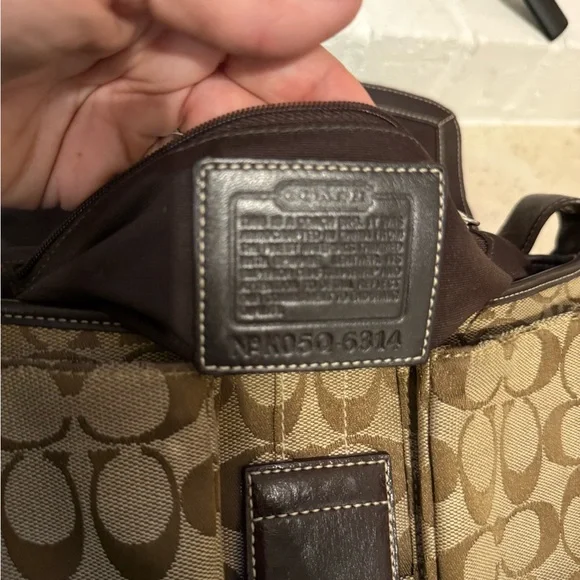 VINTAGE Coach SoHo Signature Jacquard with braided leather Women's Bag - Picture 4 of 9